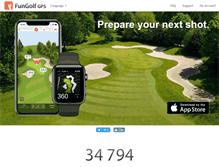 Tablet Screenshot of fungolf.com