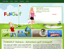 Tablet Screenshot of fungolf.cz